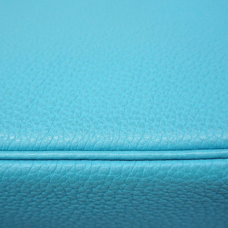 【6ia1128-e】エルメス ハンドバッグ バーキン35 トゴ ターコイズ シルバー金具 C刻印【中古】レディース
