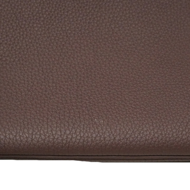 【6ia1131-g】エルメス ハンドバッグ バーキン25 トゴ ショコラ シルバー金具 D刻印【中古】レディース