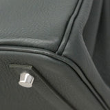 【6ia1132-g】エルメス ハンドバッグ バーキン30 トゴ ヴェールマングローブ シルバー金具 K刻印【中古】レディース