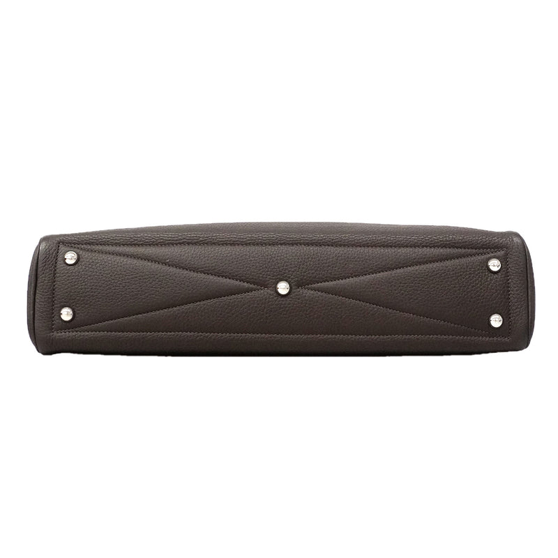【6ia1133】エルメス トートバッグ ヴィクトリア43 トリヨンクレマンス エベーヌ シルバー金具 X刻印【中古】メンズ レディース ユニセックス