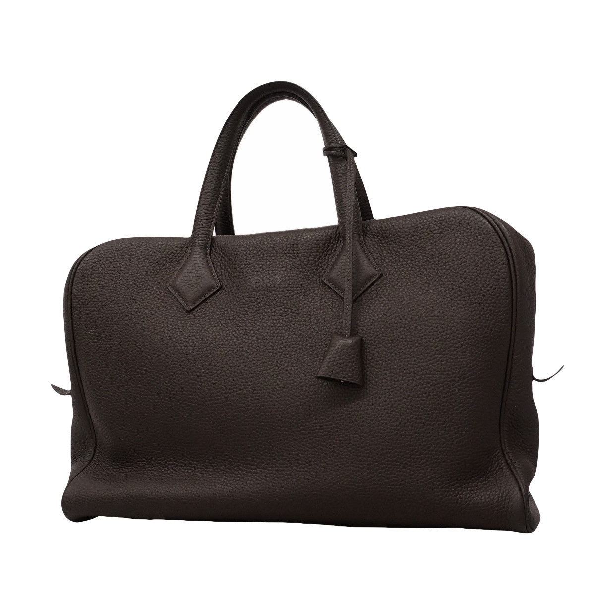 【6ia1133】エルメス トートバッグ ヴィクトリア43 トリヨンクレマンス エベーヌ シルバー金具 X刻印【中古】メンズ レディース ユニセックス