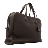 【6ia1133】エルメス トートバッグ ヴィクトリア43 トリヨンクレマンス エベーヌ シルバー金具 X刻印【中古】メンズ レディース ユニセックス