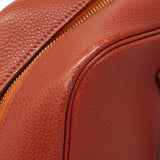 【6ia1134】エルメス トートバッグ プリュム32 トゴ ブリック ゴールド金具 □F刻印【中古】レディース