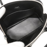 【6ia1138】エルメス ハンドバッグ ボリード1923ミニ シェブルミゾル ブラック シルバー金具 G刻印【中古】レディース
