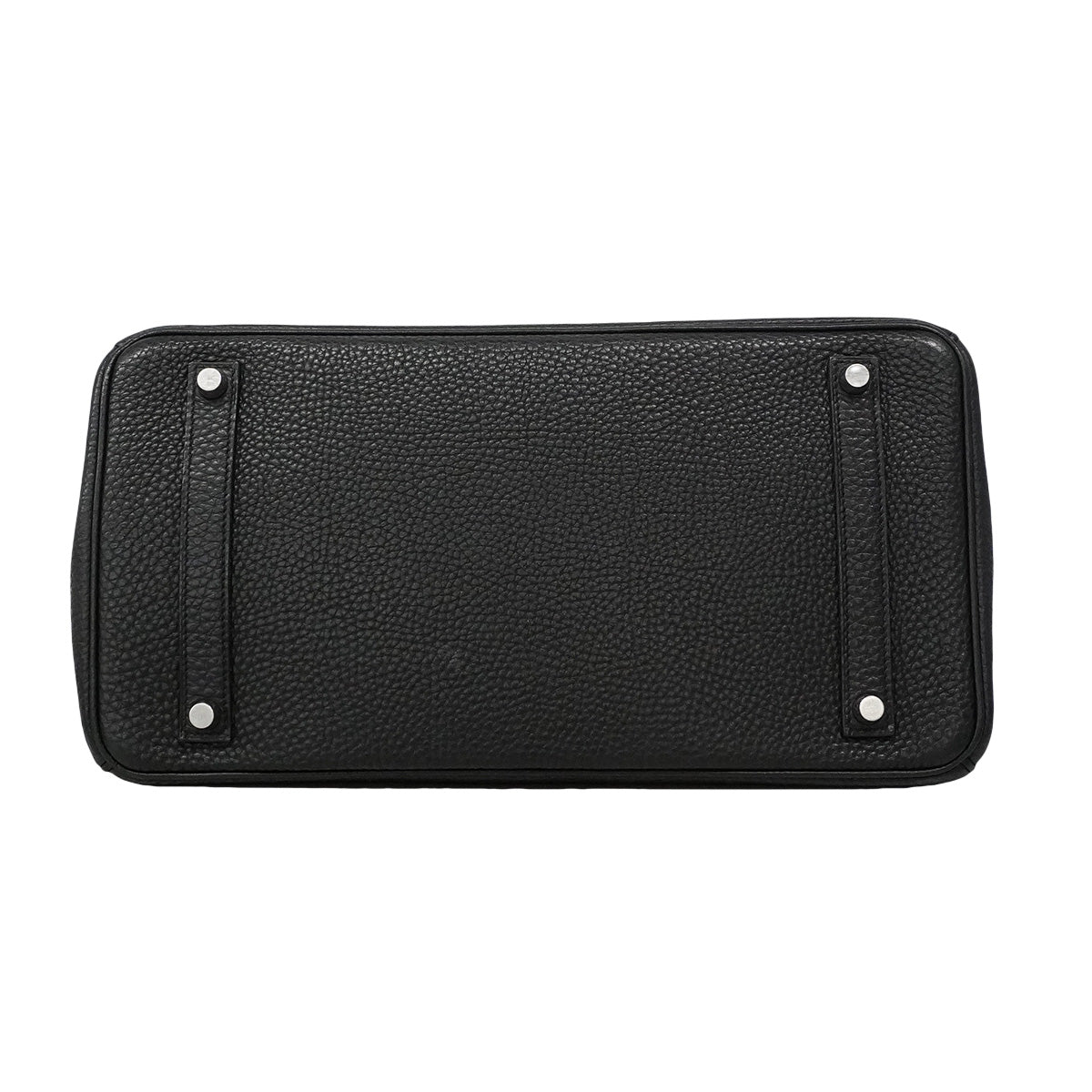 【6ia1140】エルメス ハンドバッグ バーキン35 トゴ ブラック シルバー金具 □K刻印【中古】レディース