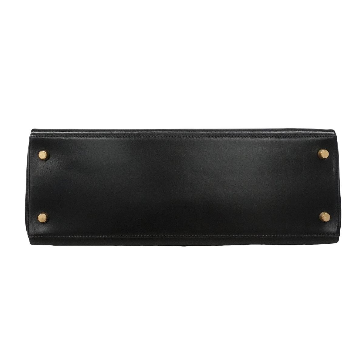【6ia1142】エルメス ハンドバッグ ケリー32 ボックスカーフ ブラック ゴールド金具 ○W刻印 2wayバッグ【中古】レディース