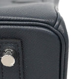 【6ia1145-g】エルメス ハンドバッグ バーキン30 ヴォーエプソン ブルーニュイ シルバー金具 C刻印【中古】レディース