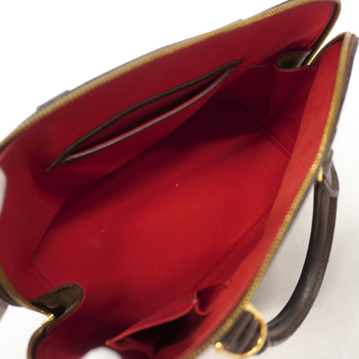 【6ia1149】ルイヴィトン ハンドバッグ ダミエ アルマ N51131 エベヌ【中古】レディース