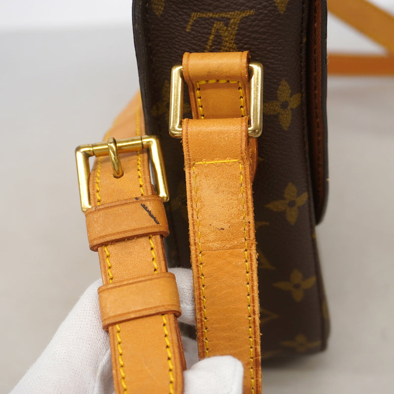 【6ia1155】ルイヴィトン ショルダーバッグ モノグラム サンクルーGM M51242 ブラウン【中古】レディース