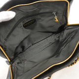 【6ia1156】シャネル ハンドバッグ キャビアスキン ブラック ゴールド金具【中古】レディース