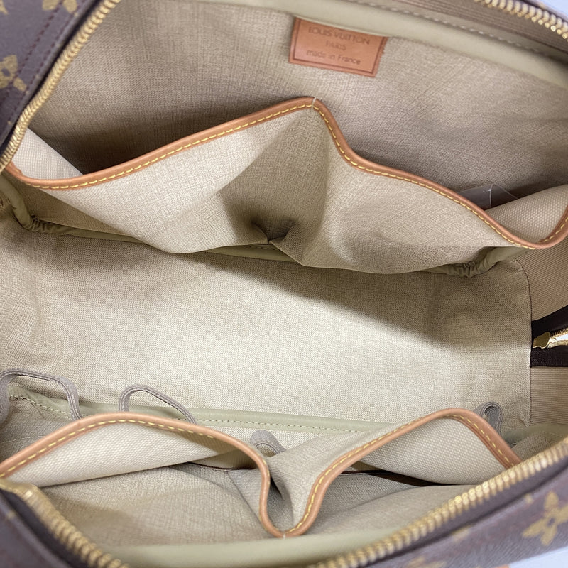 【6ia1172】ルイヴィトン ハンドバッグ モノグラム ドーヴィル M47270 ブラウン【中古】レディース