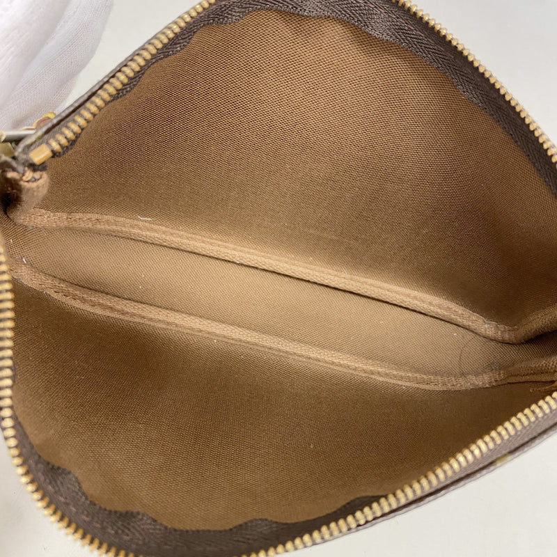 【6ia1174】ルイヴィトン ポーチ モノグラム ポシェットアクセソワール M51980 ブラウン【中古】レディース