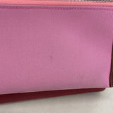 【6ia1181】エルメス ハンドバッグ エールバッグジップPM トワルオフィシエ レッド シルバー金具 U刻印 2wayバッグ【中古】レディース