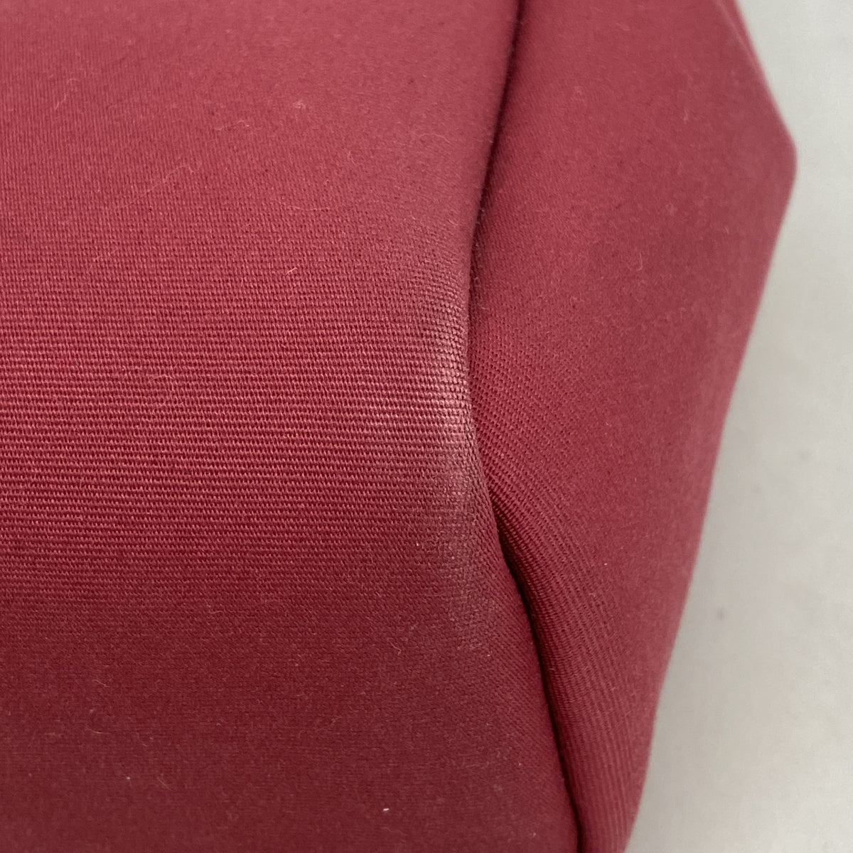 【6ia1181】エルメス ハンドバッグ エールバッグジップPM トワルオフィシエ レッド シルバー金具 U刻印 2wayバッグ【中古】レディース