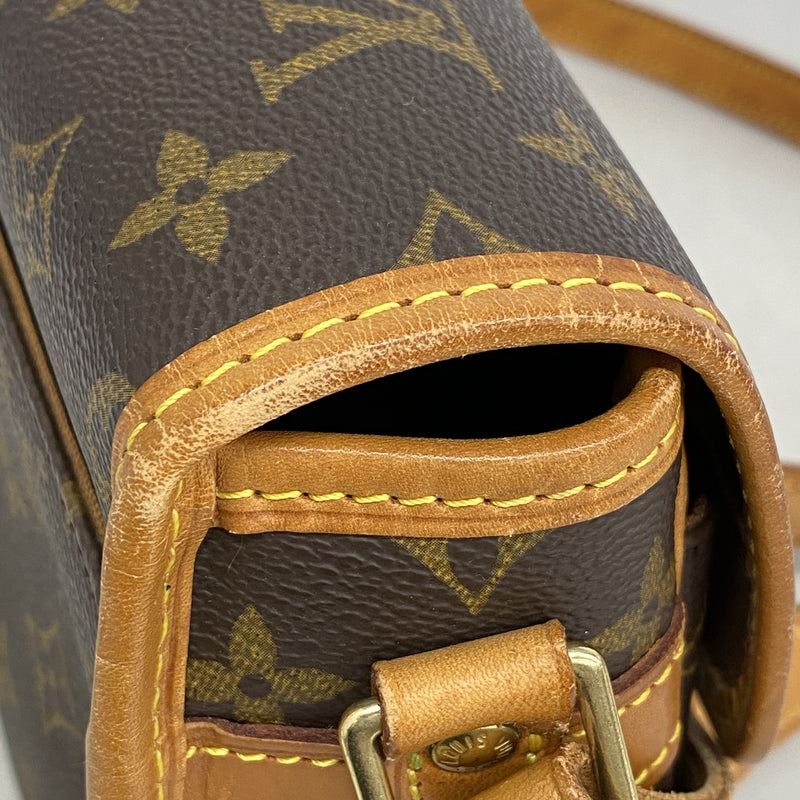 【6ia1188】ルイヴィトン ショルダーバッグ モノグラム ソローニュ M42250 ブラウン【中古】レディース