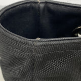 【6ia1204】シャネル トートバッグ パリビアリッツ キャンバス ブラック シルバー金具【中古】レディース