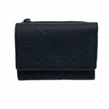 【6ib1211】ルイヴィトン 三つ折り財布 モノグラム・トリヨン ポルトフォイユパイロット M82556 ブラック【中古】メンズ レディース ユニセックス