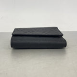 【6ib1211】ルイヴィトン 三つ折り財布 モノグラム・トリヨン ポルトフォイユパイロット M82556 ブラック【中古】メンズ レディース ユニセックス