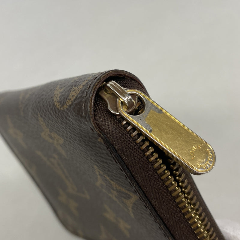 【6ib1212】ルイヴィトン コインケース モノグラム ジッピーコインパース M60067 ブラウン【中古】メンズ レディース ユニセックス