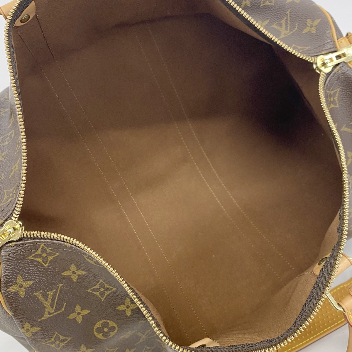 【6ib1214】ルイヴィトン ボストンバッグ モノグラム キーポルバンドリエール45 M41418 ブラウン【中古】メンズ レディース ユニセックス