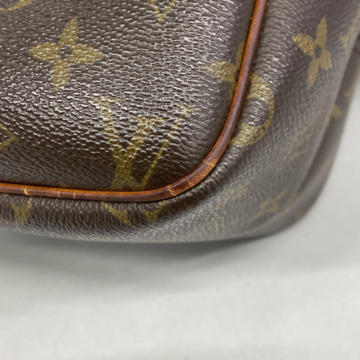 【6ib1215】ルイヴィトン ショルダーバッグ モノグラム リポーターPM M45254 ブラウン【中古】レディース