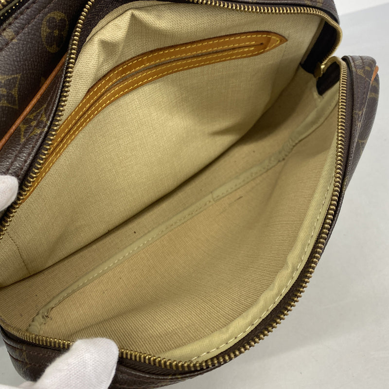【6ib1215】ルイヴィトン ショルダーバッグ モノグラム リポーターPM M45254 ブラウン【中古】レディース