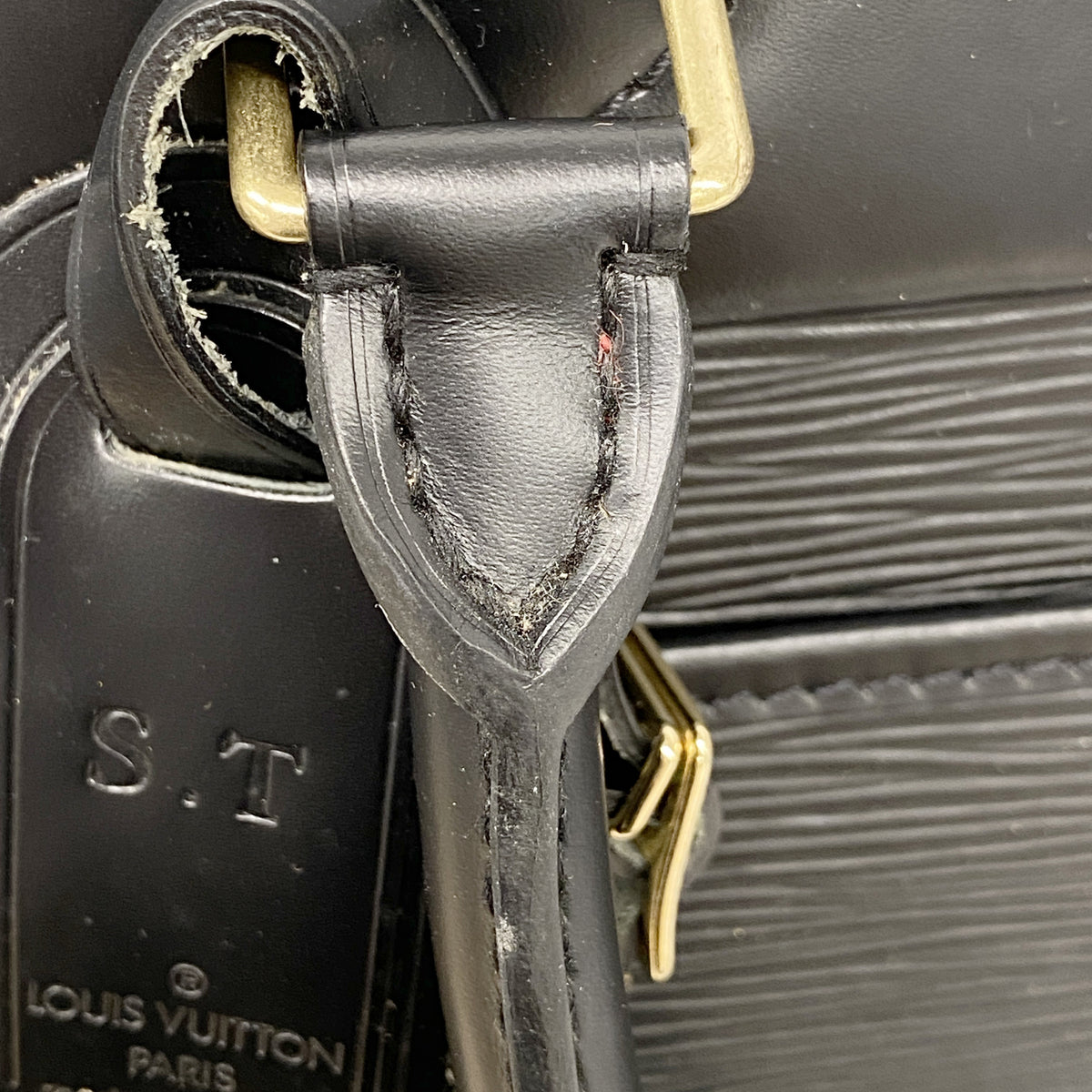 【6ib1218】ルイヴィトン ハンドバッグ エピ リヴィエラ M48182 ノワール【中古】レディース