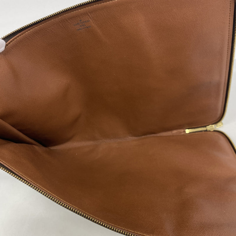 【6ib1229】ルイヴィトン クラッチバッグ モノグラム ポッシュドキュマン M53456 ブラウン【中古】メンズ