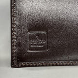 【6ib1231】フェンディ 三つ折り財布 ズッカ ナイロンキャンバス ブラウン シルバー金具【中古】レディース