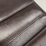 【6ib1231】フェンディ 三つ折り財布 ズッカ ナイロンキャンバス ブラウン シルバー金具【中古】レディース