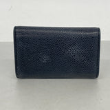 【6ib1232】シャネル キーケース キャビアスキン ブラック シルバー金具【中古】メンズ レディース ユニセックス