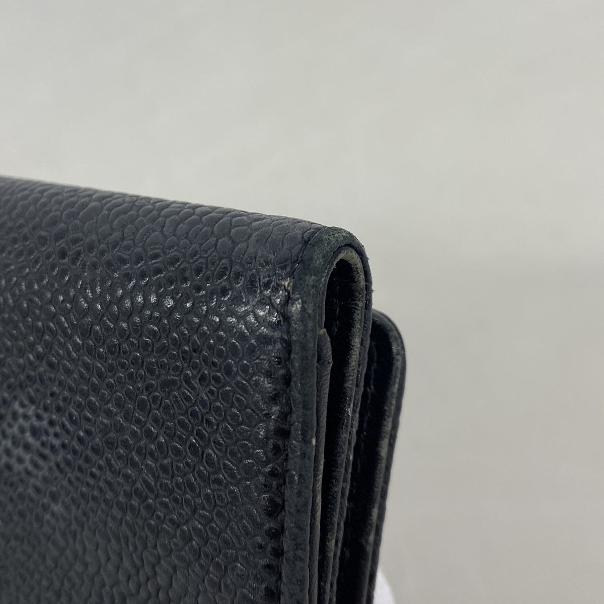 【6ib1232】シャネル キーケース キャビアスキン ブラック シルバー金具【中古】メンズ レディース ユニセックス