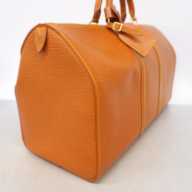 【6ib1233】ルイヴィトン ボストンバッグ エピ キーポル50 M42968 ジパングゴールド【中古】メンズ レディース ユニセックス