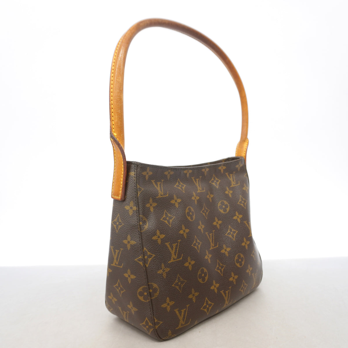 【6ib1234】ルイヴィトン ショルダーバッグ モノグラム ルーピングMM M51146 ブラウン【中古】レディース