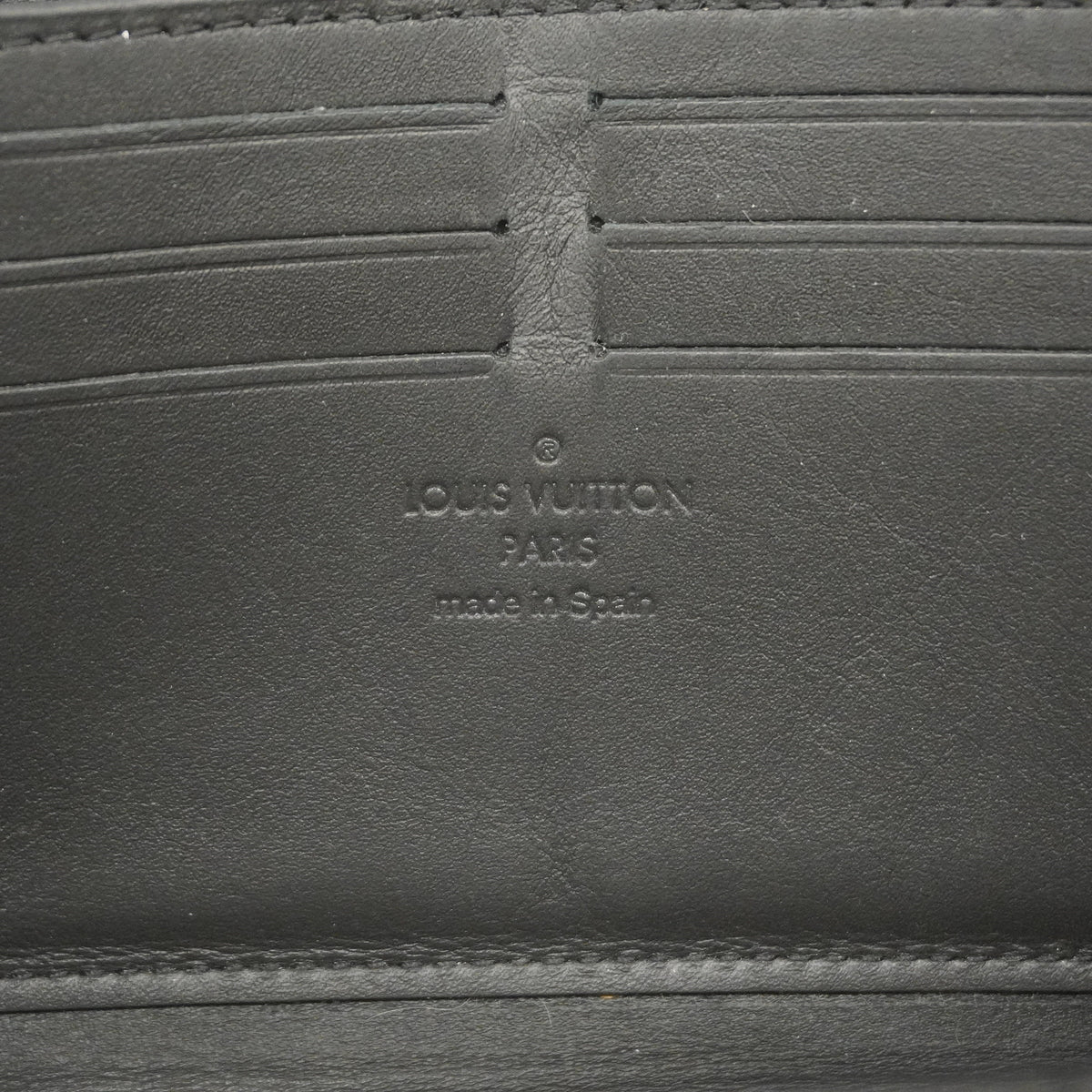 【6ib1237】ルイヴィトン 長財布 LVアエログラム ジッピーウォレット M69831 ノワール【中古】メンズ