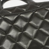 【6ib1239】シャネル トートバッグ マトラッセ ラムスキン ブラック ゴールド金具【中古】レディース