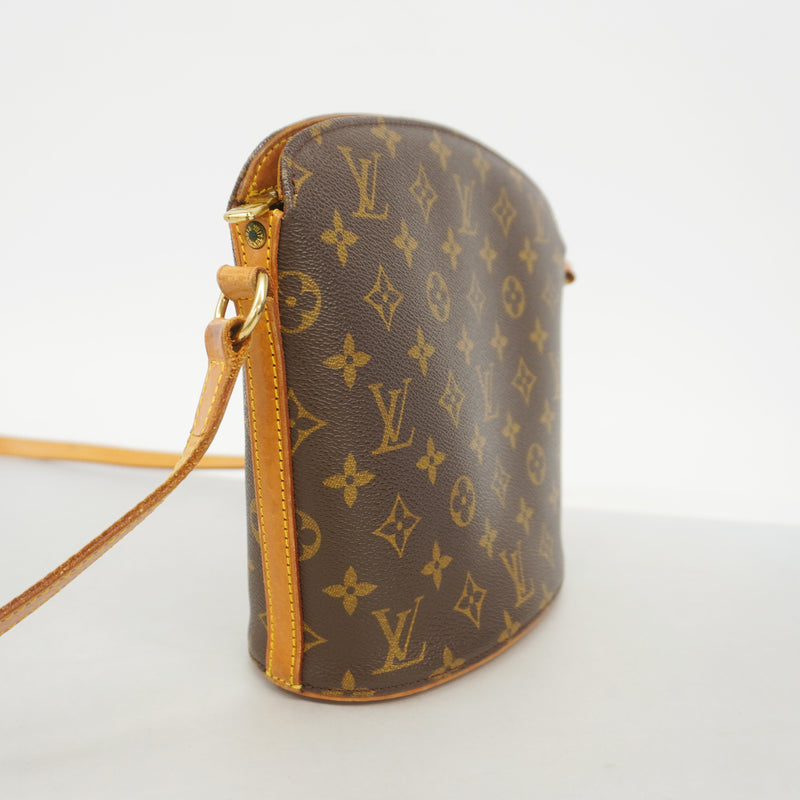 【6ib1241】ルイヴィトン ショルダーバッグ モノグラム ドルーオ M51290 ブラウン【中古】レディース
