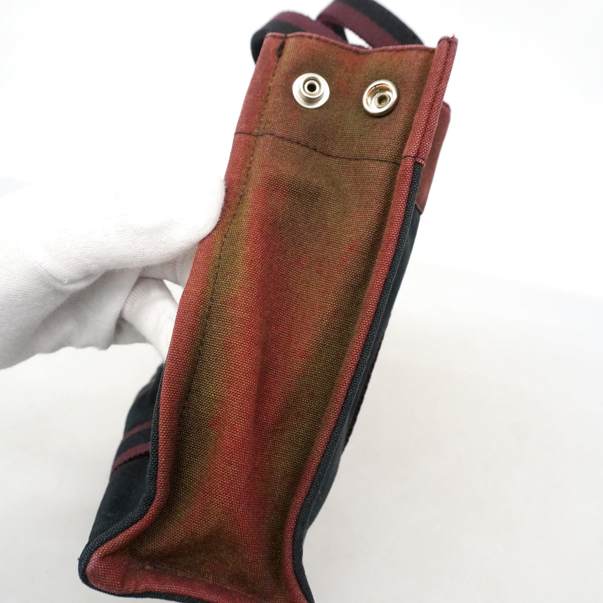 【6ib1250】エルメス トートバッグ フールトゥPM キャンバス ブラック シルバー金具【中古】メンズ レディース ユニセックス