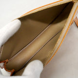 【6ib1254】ルイヴィトン ポーチ ヴェルニ レキシントン M91010 ベージュ【中古】レディース