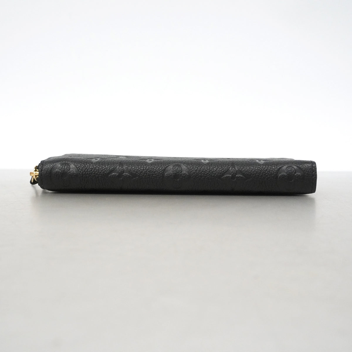 【6ib1269】ルイヴィトン 長財布 モノグラム・アンプラント ポルトフォイユクレマンス M60171 ノワール【中古】レディース