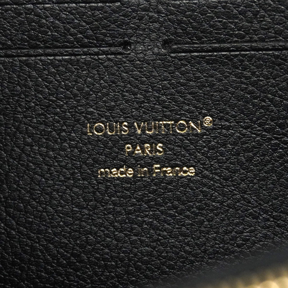 【6ib1269】ルイヴィトン 長財布 モノグラム・アンプラント ポルトフォイユクレマンス M60171 ノワール【中古】レディース