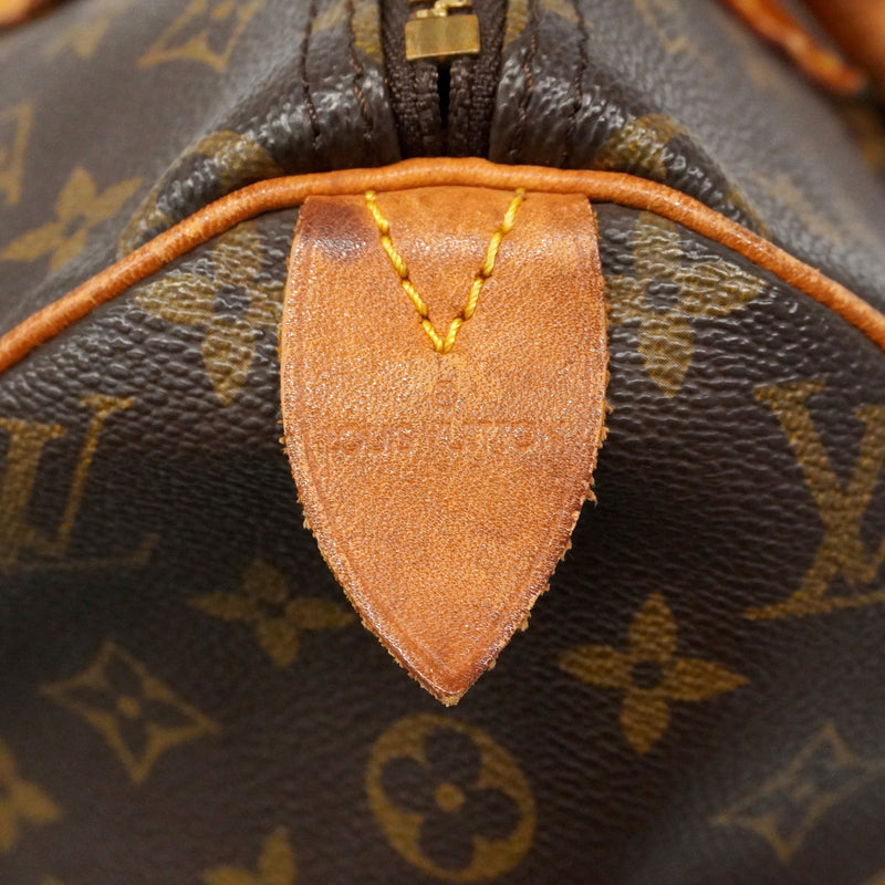 【6ib1275】ルイヴィトン ハンドバッグ モノグラム スピーディ30 M41108 ブラウン【中古】レディース