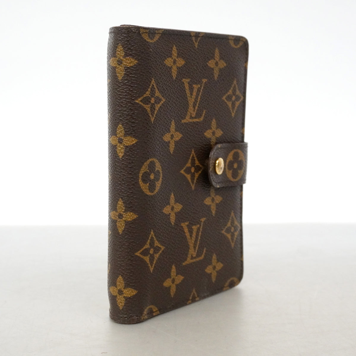 【6ib1279】ルイヴィトン 財布 モノグラム ポルトパピエジップ M61207 ブラウン【中古】レディース