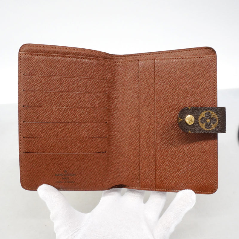 【6ib1279】ルイヴィトン 財布 モノグラム ポルトパピエジップ M61207 ブラウン【中古】レディース