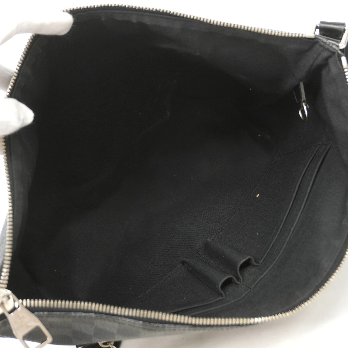 【6ib1286】ルイヴィトン ショルダーバッグ ダミエ・グラフィット ミックMM N41106 ブラック【中古】メンズ