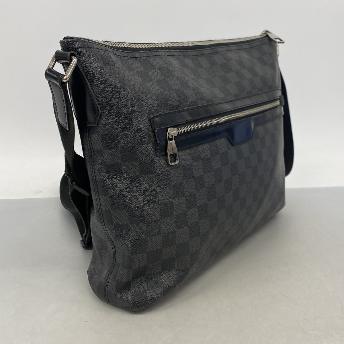 【6ib1291】ルイヴィトン ショルダーバッグ ダミエ・グラフィット ミックMM N41106 ブラック グレー【中古】メンズ