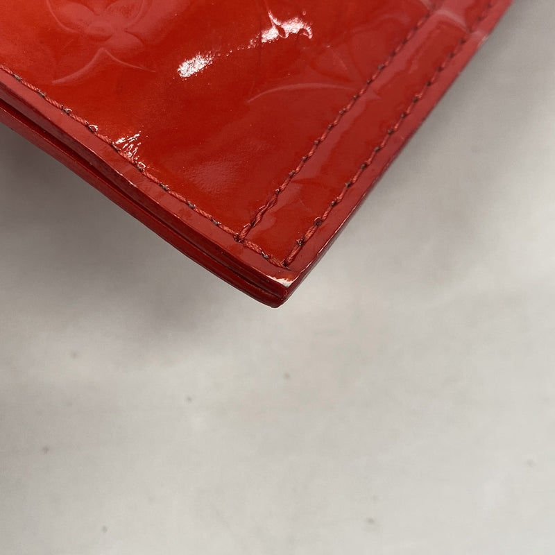【6ib1292】ルイヴィトン ハンドバッグ ヴェルニ スタントン M91078 ルージュ【中古】レディース
