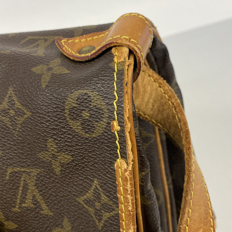 【6ib1296】ルイヴィトン ショルダーバッグ モノグラム ソミュール35 M42254 ブラウン【中古】レディース
