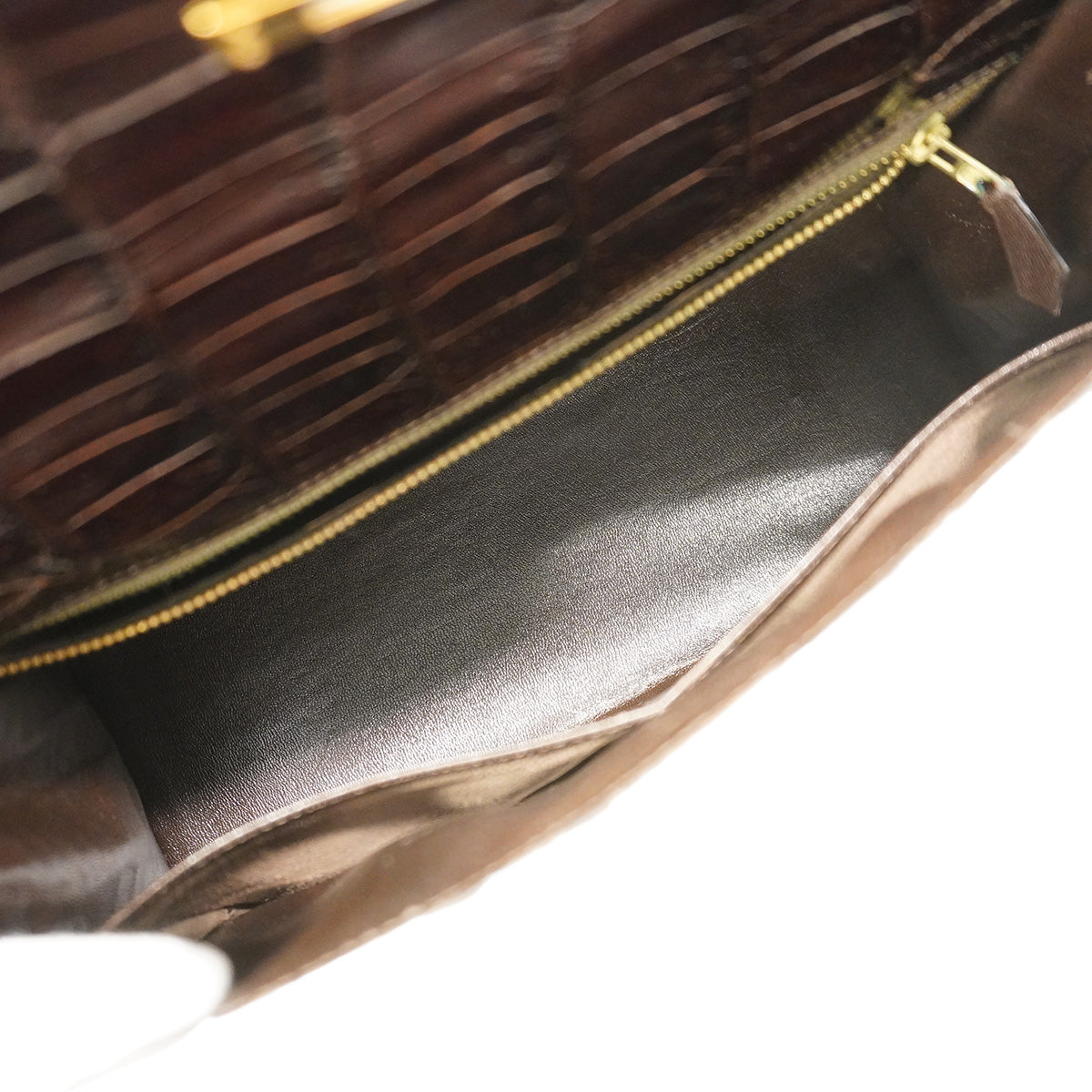 【6ib1300-g】エルメス ハンドバッグ ケリー32 ニロティカス ダークブラウン ゴールド金具 ○V刻印 2wayバッグ【中古】レディース