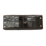 【6ib1300-g】エルメス ハンドバッグ ケリー32 ニロティカス ダークブラウン ゴールド金具 ○V刻印 2wayバッグ【中古】レディース